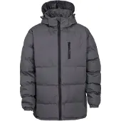 Trespass Herren Warme Gepolsterte Wasserdichte Regenjacke Mit Abnehmbarer Kapuze