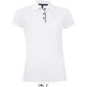 Sol SOLs 01179 | Womens Sports Damen Poloshirt Performer - Farbe: White - Größe: XXL