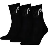 Head Socks Tennis Club Short Crew Black (3x)