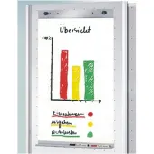 Kerkmann Flipchart-Halter Metropol silber für Stellwand Metropol