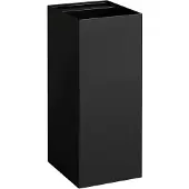 Laufen Kartell Waschtisch freistehend, ohne Hahnloch, ohne Überlauf, 375x435x900, H8113310201121, Farbe: Schwarz glänzend