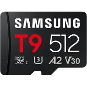 Samsung SD MicroSD Card 512GB SDXC T9 (2026) Reader retail