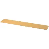 Hammerbacher Abdeckplatte aus Buche, 240,5 cm lang, 43 cm breit, 2,5 cm hoch, Modell 2AP24