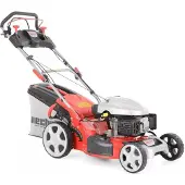 HECHT 5534 SX Rasenmäher Benzin | mit Antrieb | 5in1 | 51 cm Schnittbreite | 60L | Fangkorb | Mulchkit | Zentrale 7-fach Höhenverstellung