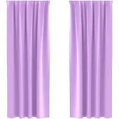vidaXL Verdunkelungs-Vorhänge mit Ringen 2 pcs Lila 225 x 140 cm