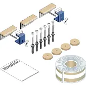 Laufen Schallschutzset für Duschwannen bis 120cm, H2989880000001