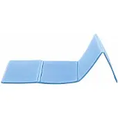 Softee Moderne Ergonomische Matratze für Erwachsene Biegsam Leichtgewicht 120 x 50 cm Blau
