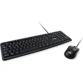 Equip 245200, Volle Größe (100%), Kabelgebunden, USB, QWERTZ, Schwarz, Maus enthalten