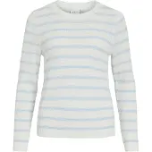 Vila Rundhalspullover "VIDALO O-NECK L/S STRIPE KNIT TOP- NOOS"