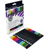 Daler Rowney Fasermaler mit Doppelspitze 12 Stück