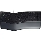 Cherry KC 4500 ERGO, ergonomische Tastatur, schwarz, UK Layout QWERTY