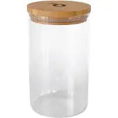 Pandoo Vorratsglas mit Bambusdeckel 12 Stück Verkaufseinheit 108479 4260648830599