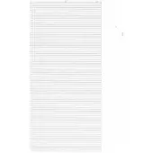 vidaXL Balkenjalousien Weiß 220 x 100 cm Aluminium