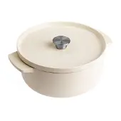 KitchenAid Bräter Gusseisen Cream 26 cm