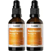 Casida Bauchwohl Massage-Öl x2 2x50 ml Öl
