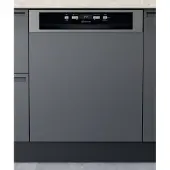 Bauknecht teilintegrierbarer Geschirrspüler "BKSV1 PAN", 14 Maßgedecke, ActiveDry - automatisches Türöffnungssystem