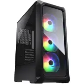 Cougar Gehäuse Midi-Tower Archon 2, ARGB, Schwarz, Midi Tower, PC, Schwarz, ATX, micro ATX, Mini-ITX, Gehärtetes Glas, Gaming