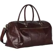 Leonhard heyden Leder Cambridge Reisetasche 5272 Rotbraun dunkelbraun