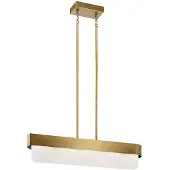 Kichler Elstead Serene LED Pendelleuchte Naturmessing Messing