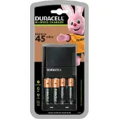 Duracell CEF27, Nickel-Metallhydrid (NiMH), Überlast, Überhitzung, Kurzschluß, AA, AAA, 4 Stück(e), Akkus/Batterien enthalten