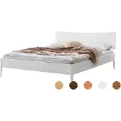 Hasena Lounge Designbett Spezia 20 weiß lackiert 140x200