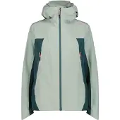CMP Woman Jacket Fix Hood Jade Jade 44