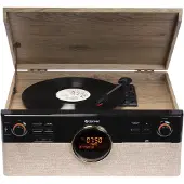 Denver Retro-Schallplattenspieler - Radio - CD - Kassette - Bluetooth - mit automatischer Abschaltung