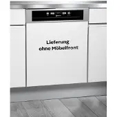 Bauknecht teilintegrierbarer Geschirrspüler OBB ECOSTAR 8460 (2) 14 Maßgedecke