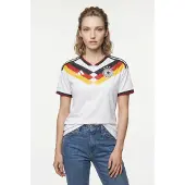Adidas Fußballtrikot PERFORMANCE "DEUTSCHLAND 26 HEIMTRIKOT", Damen, Gr. XS, weiß, Obermaterial: 100% Polyester, Rundhals, Trikots Fußballtrikot, mit Climacool Technologie, Doppelstrick-Konstruktion