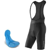 RockBros Radhose mit Träger und Polster XL - schwarz