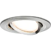 Paulmann Premium Einbauleuchten Set Coin Slim rund schwenkbar LED 3x6,8W 2700K 230V 51mm Eisen g/Alu