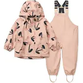 Liewood Regenanzug Kinder Manu Mega Cherry Heart/ Rosey Mix-Größe 98