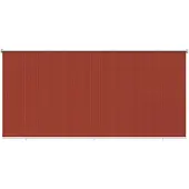 vidaXL Außenrollo 90% UV-Block Terrakotta 400 x 230 cm HDPE