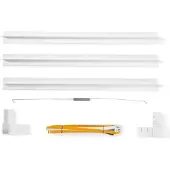 Nedis Zwischenbaurahmen für Waschmaschine und Trockner - Universal - 605 mm - Weiss