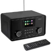 Medion P85027 Internetradio (DAB Plus, UKW Radio, Spotify Connect, WLAN, Bluetooth, Streaming, Equalizer, Farbdisplay, USB, AUX, Wecker, Schlummerfunktion, Sleep Timer) schwarz