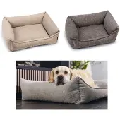 Beeztees Zia Orthopädisches Hundebett, Farbe:grau, Größe:80 x 60 cm