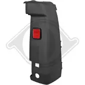 Diederichs Stoßfänger 3484659 hinten links für Fiat Citroën