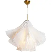By Rydens Hängelampe Juliette, dimmbar, weiß / opal, für Wohn- / Esszimmer, Metall, Design, Pendelleuchte