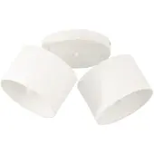 Licht-Erlebnisse Spot Lampe Metall Stoff E27 verstellbar Weiß 2-flammig Modern Strahler