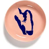 Serax Tiefer Teller Feast Tableware by Ottolenghi Pink Artichoke Blue 22 cm