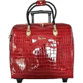 Olivia Lauren Leichte Damen Aktentrolley Laptop Tasche im Design Rot Bowatex
