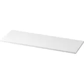 Hammerbacher Abdeckplatte Weiß für Schrankwandkombinationen 120,5 x 43 x 2,5 cm Modell 2AP12