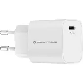 Conceptronic 1-Port 20W USB-C PD-Ladegerät, Drinnen, AC, 12 V, Weiß