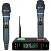 INF Professionelles drahtloses Mikrofonsystem mit Anti-Feedback