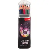 Bruynzeel Colour pencil tin light | 12 + 6 free colours