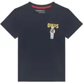 GUESS T-Shirt N6YI23 3K3879 Dunkelblau Regular Fit