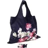 Sonstige Verlage Einkaufsbeutel Easy Bag 2.0, rose Bouquet, Polyester, verschließbare Innentasche, 20 kg Tragkraft