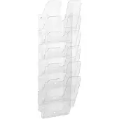 Durable Prospektspender Flexiplus 6, 6 Spender, A4, hoch, transparent