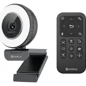Sandberg Streamer USB Webcam Pro Elite, 2560 x 1440 Pixel, 60 fps, 1920x1080@60fps, 2560x1440@30fps, 480p, 720p, 1080p, 1440p, H.264, H.265, M-JPEG, YUY2, Auto/Manuell
