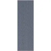 vidaXL Teppichläufer Hellgrau 80 x 300 cm Stoff
